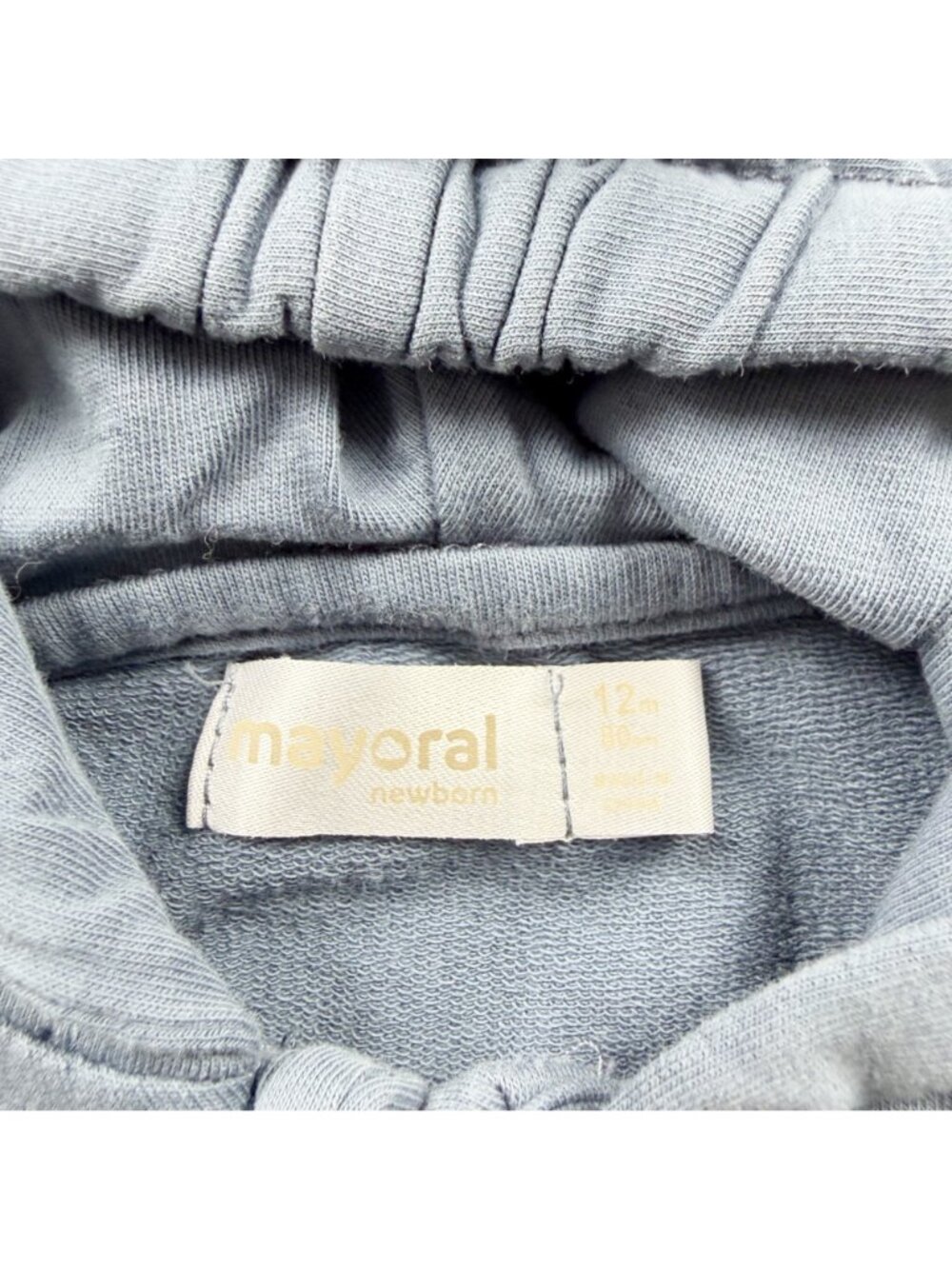 Mayoral Baby Zip Up Hoodie Hooded Sweatshirt Jacket with Pockets 9-12 Months - Picture 2 of 4